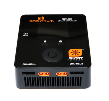 Spektrum Smart S2100 AC Charger, 2x100W (SPMXC1010)