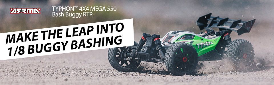 1/8 TYPHON™ 4X4 MEGA 550 Speed Buggy RTR