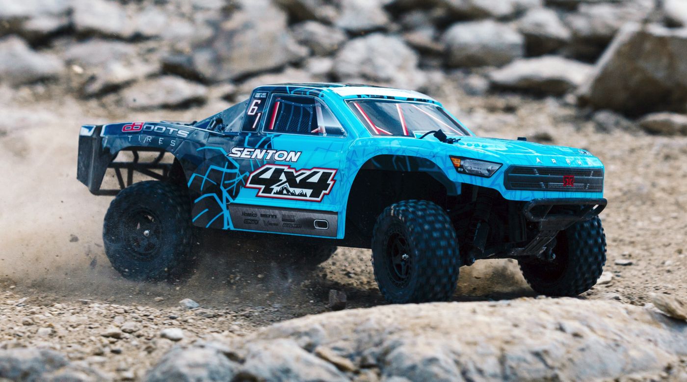 Image for 1/10 SENTON 4x4 Mega SC Brushed Truck RTR, Blue/Black from Horizon Hobby