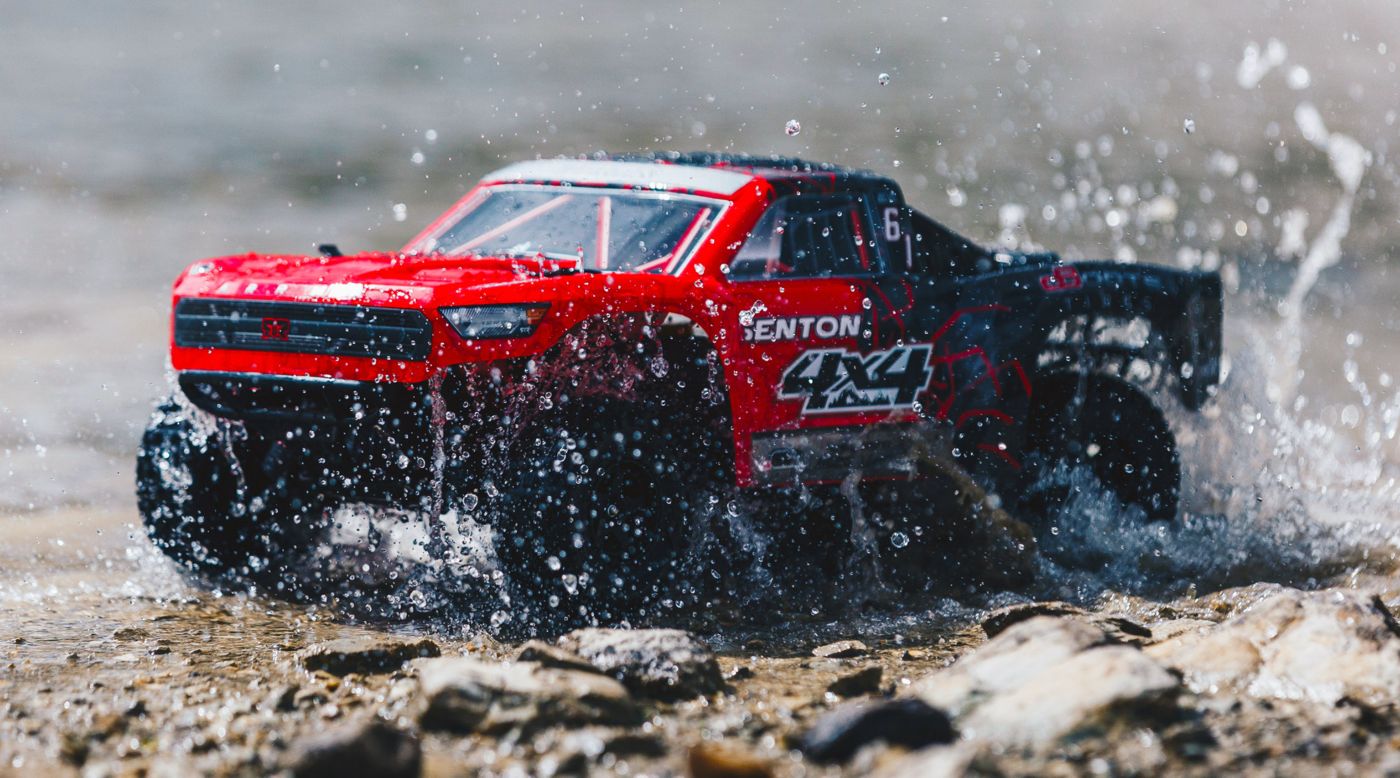 Image for 1/10 SENTON 4x4 Mega SC Brushed Truck RTR, Red/Black from Horizon Hobby