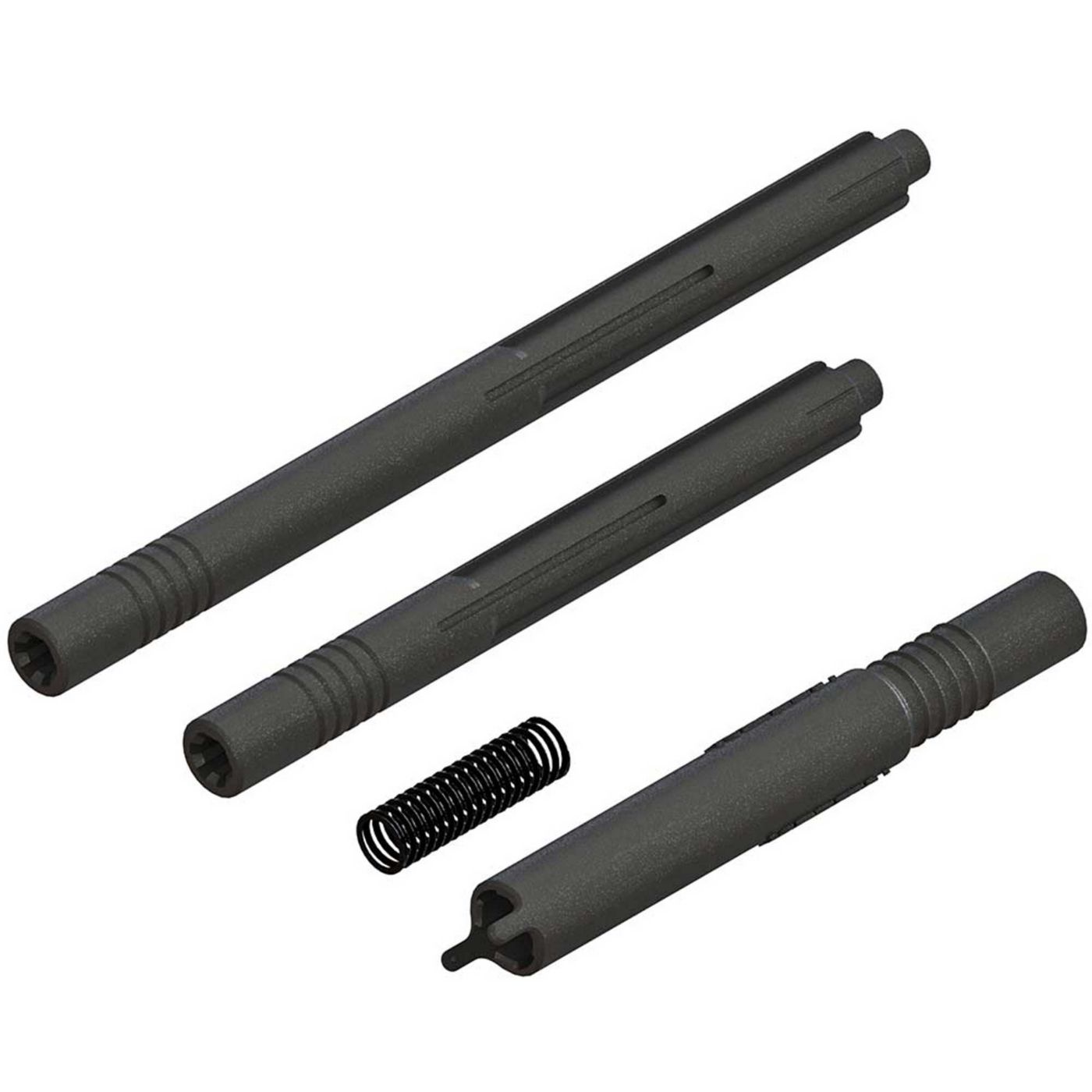 Composite Center Slider Driveshaft Set: 4x4