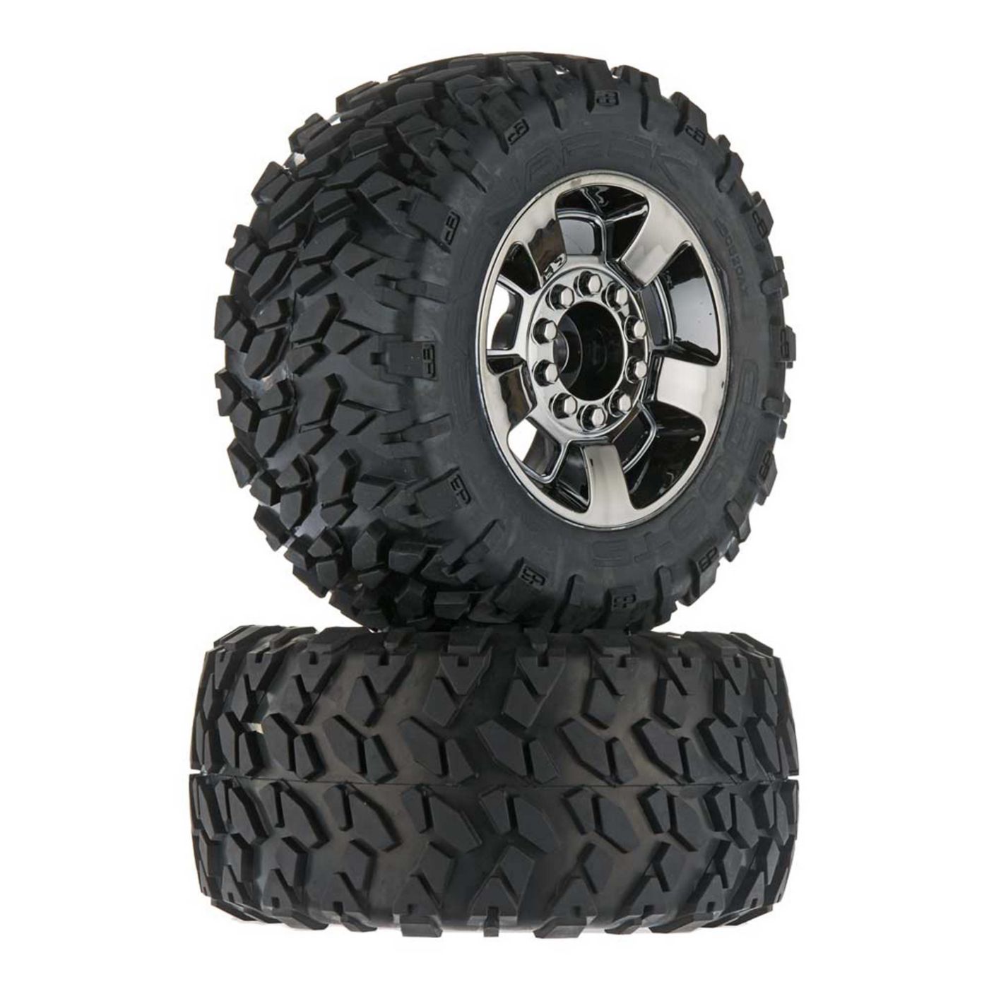 1/8 dBoots Ragnarok Front/Rear 3.8 Pre-Mounted Tires, 17mm Hex (2)