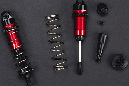 Tough Shock Design Including Heavy-Duty 4mm Shock Shafts