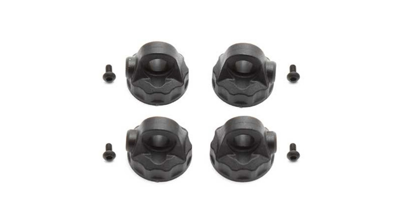 12 mm V2 Composite Shock Caps HorizonHobby