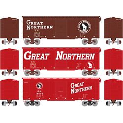 Athearn 73705 HO 40' Youngstown Door Box GN/Circus #1 (3)