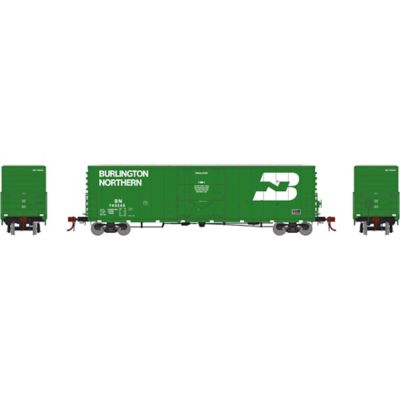 Athearn G26777 HO 50' PC&F Welded Box w/10'6" Door, Burlington Northern #749245
