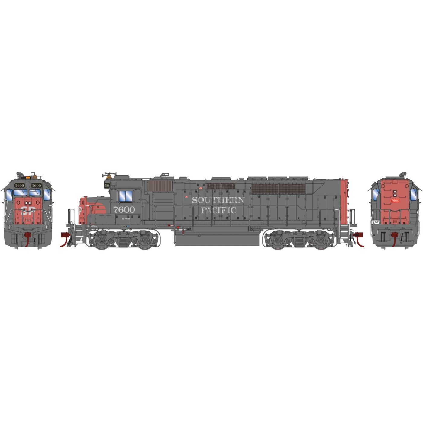 Athearn HO GP40P-2 with DCC & Sound SP #7600 ATHG63781 | eBay