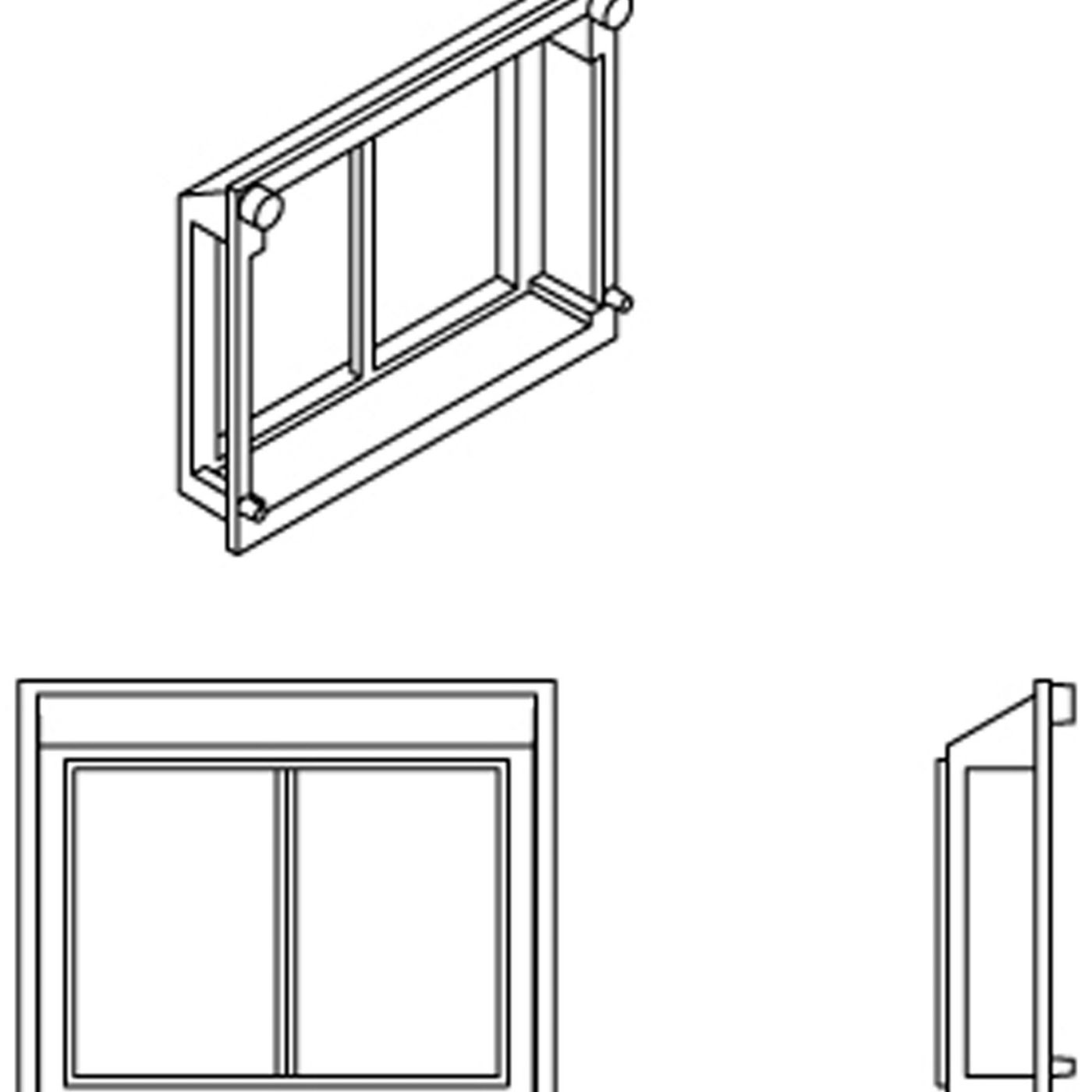 Athearn HO All-Weather Window Set 2 Pane/Steep/Angle (6) | eBay