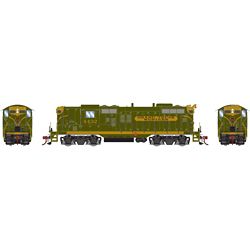 Athearn G78268 HO GP9 w/DCC & Sound GTW/Green Gold #4432