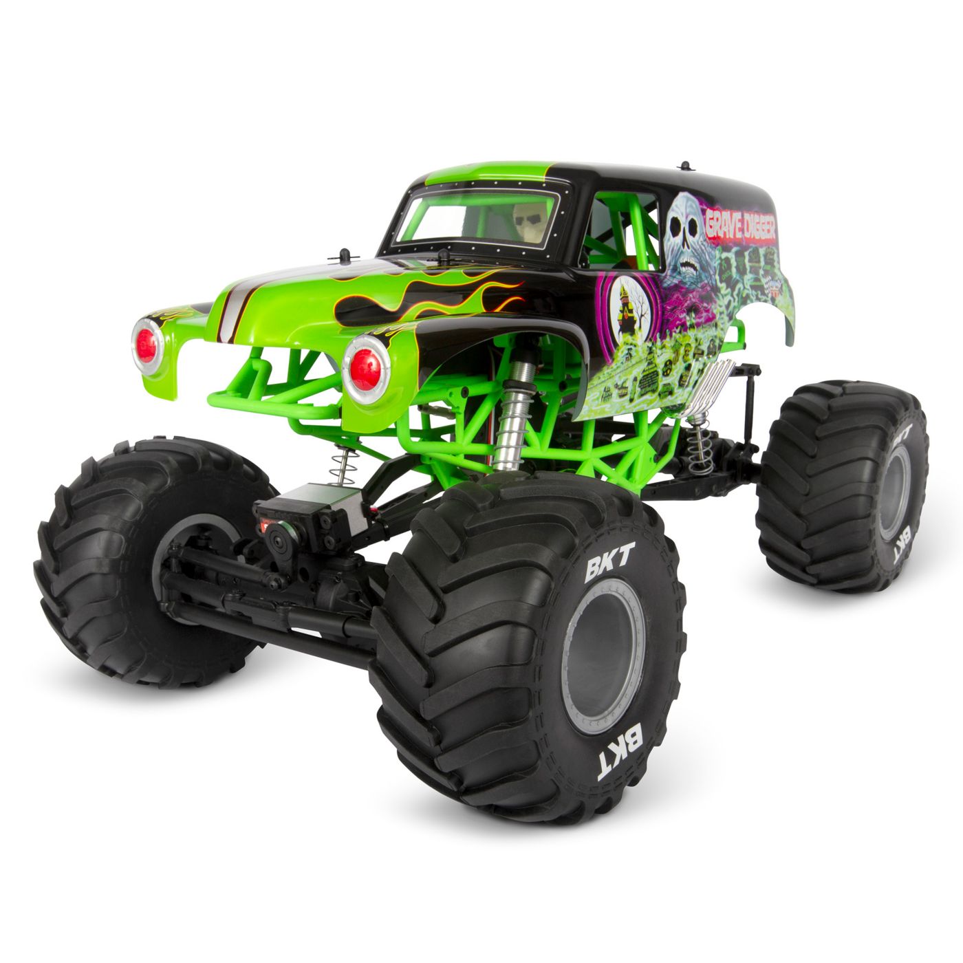 Axial 1/10 SMT10 Grave Digger 4 Wheel Drive Monster Truck Brushed Ready