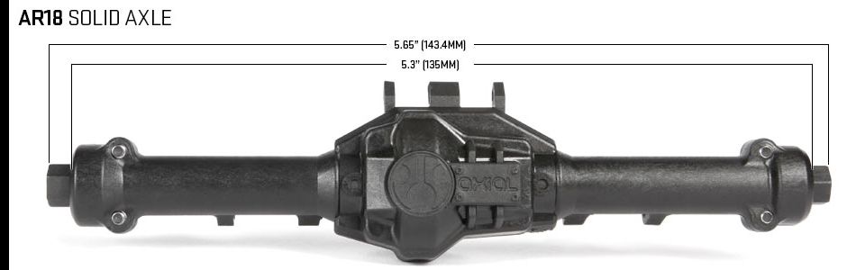 AR18 Solid Rear Axle