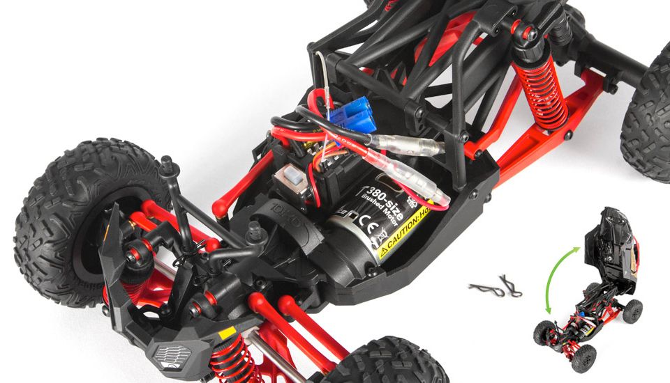 AXI90069 1/18 Yeti Jr. Can-Am Maverick 4WD Brushed RTR