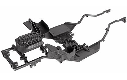 Stabiles Rohrrahmen-Chassis mit vorverlegter Akkuposition