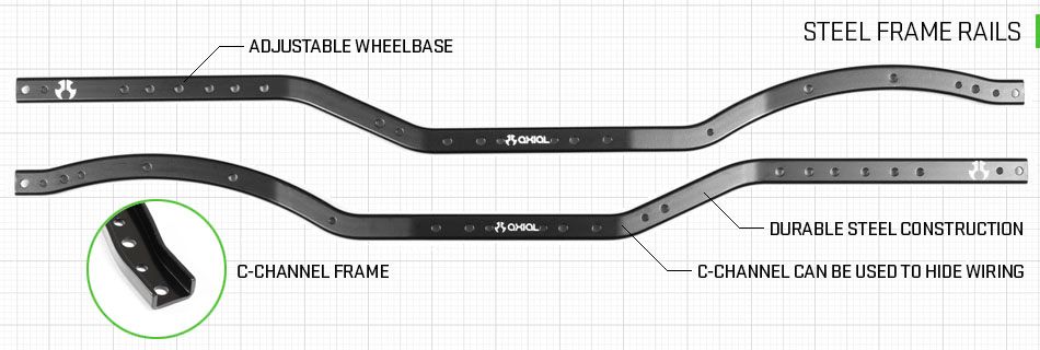 STEEL C-CHANNEL FRAME RAIL CHASSIS