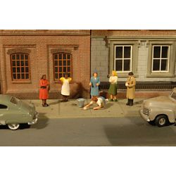 Bachmann 33167 O Sidewalk People Pkg 7