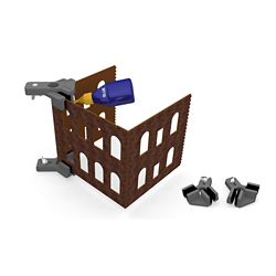 Bachmann 39010 HO Right Angle Hold & Glue Set 2 Right Angle Holders/Clamps