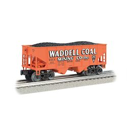 Bachmann 48208 O USRA 55-Ton 2-Bay Hopper w/Load 3-Rail Williams Waddell Coal