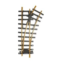 Bachmann 94658 G Code 332 Brass #1100 Manual Turnout Right Hand 4' Diameter 30 Degree Diverging Route