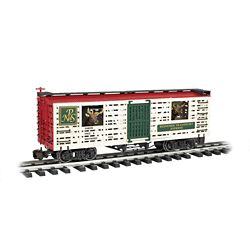 Bachmann 98704 G Animated Stock Car w/Reindeer North Pole & Southern #1225