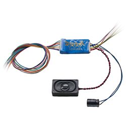 Digitrax SDH166D Series 6 Sound & Control Decoder 6 FX3 Functions 8-Bit Sound Wired