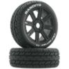 Bandito Buggy Tire C3 Mounted Spoke Black (2)