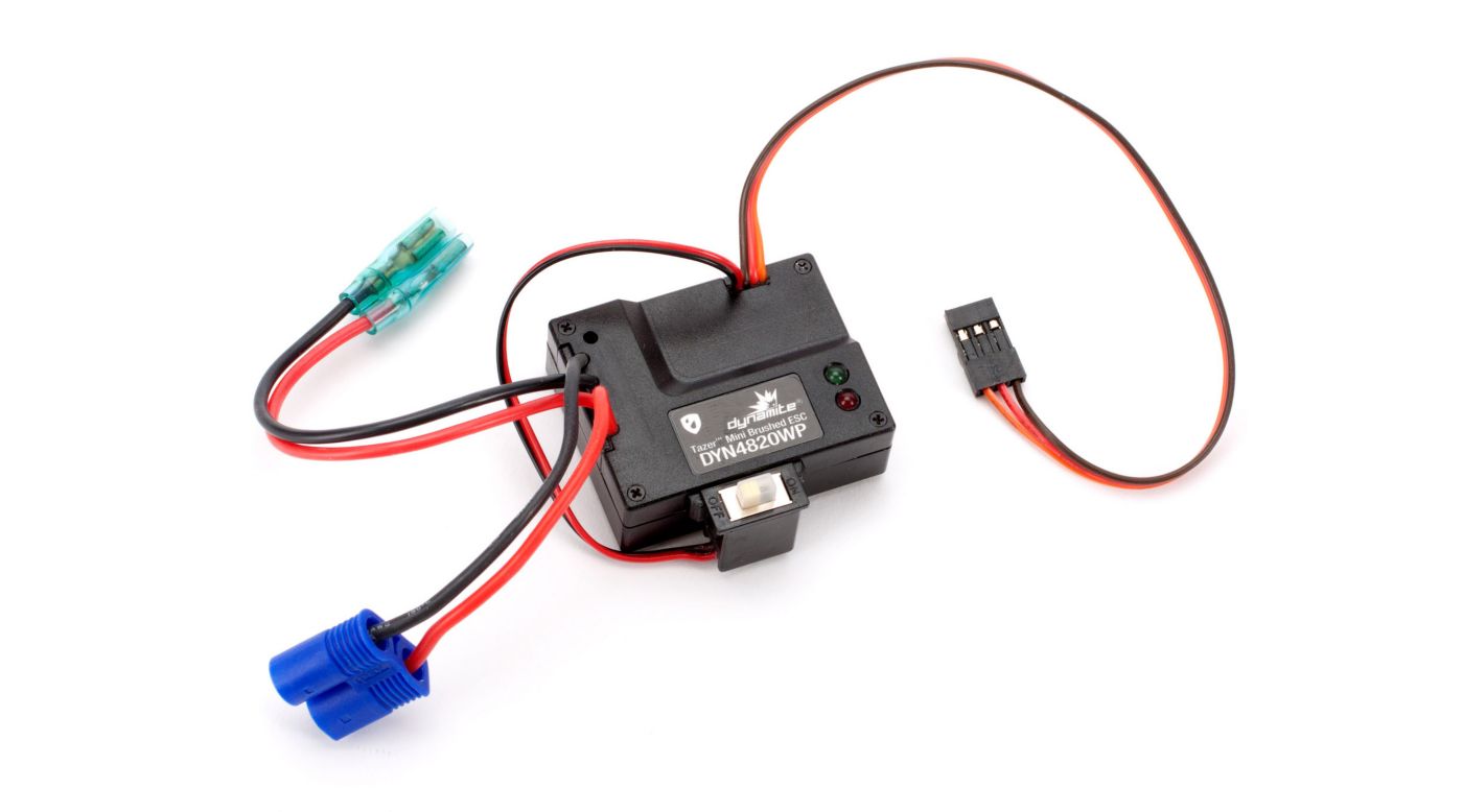 Tazer Mini Brushed ESC, Waterproof HorizonHobby