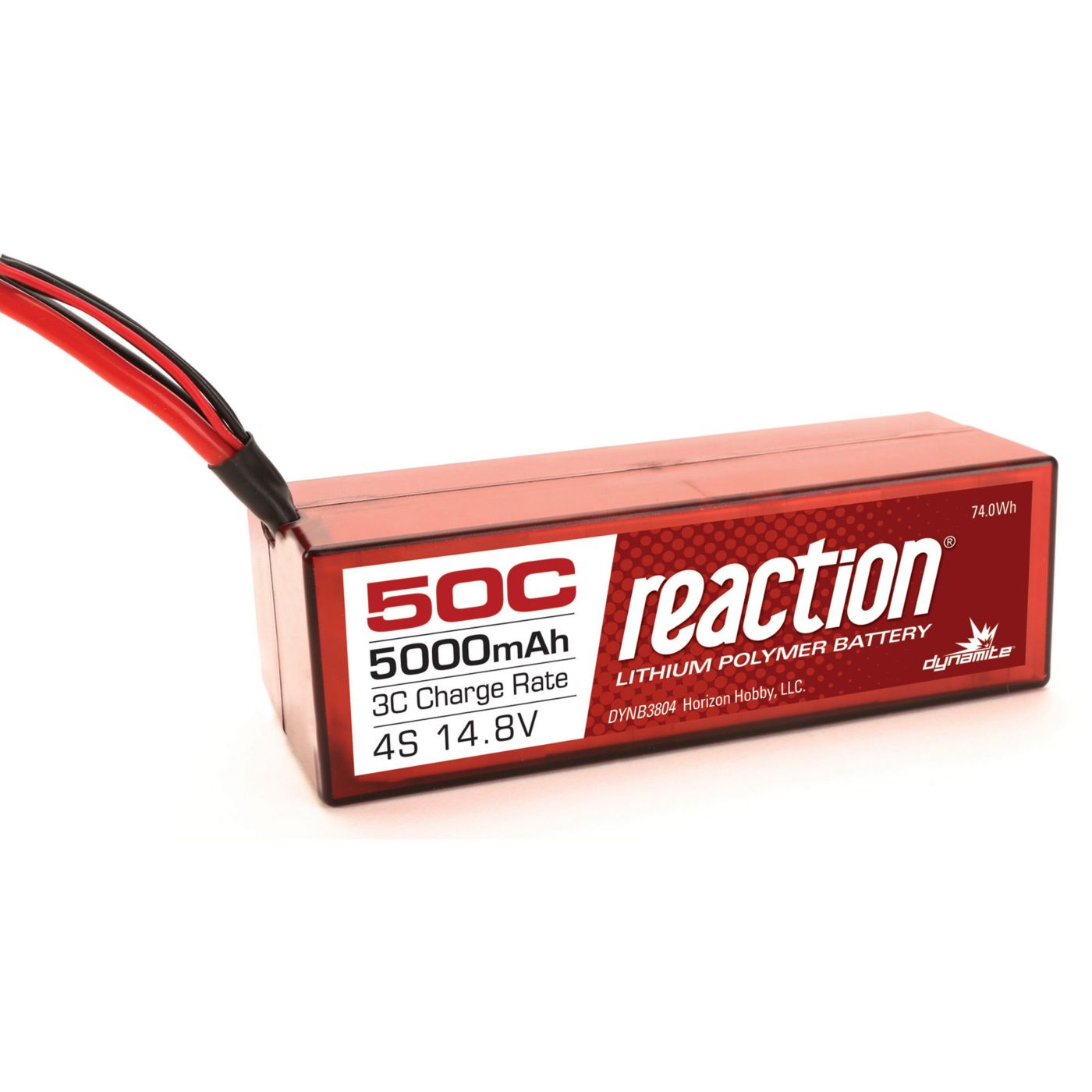 Dynamite Reaction 4S 14,8V 5000mAh 50C LiPo-Akku im Hard Case m. Deans-Anschluss