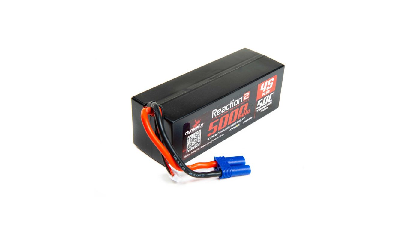 Grafik für 14.8V 5000mAh 4S 50C LiPo, Hardcase: IC5 in Horizon Hobby