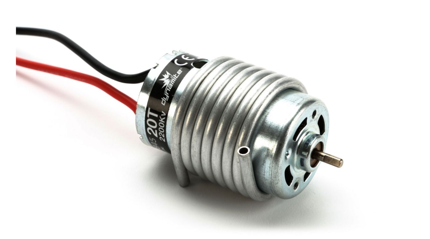 20 Turn 550 2200Kv Brushed  Marine Motor  HorizonHobby