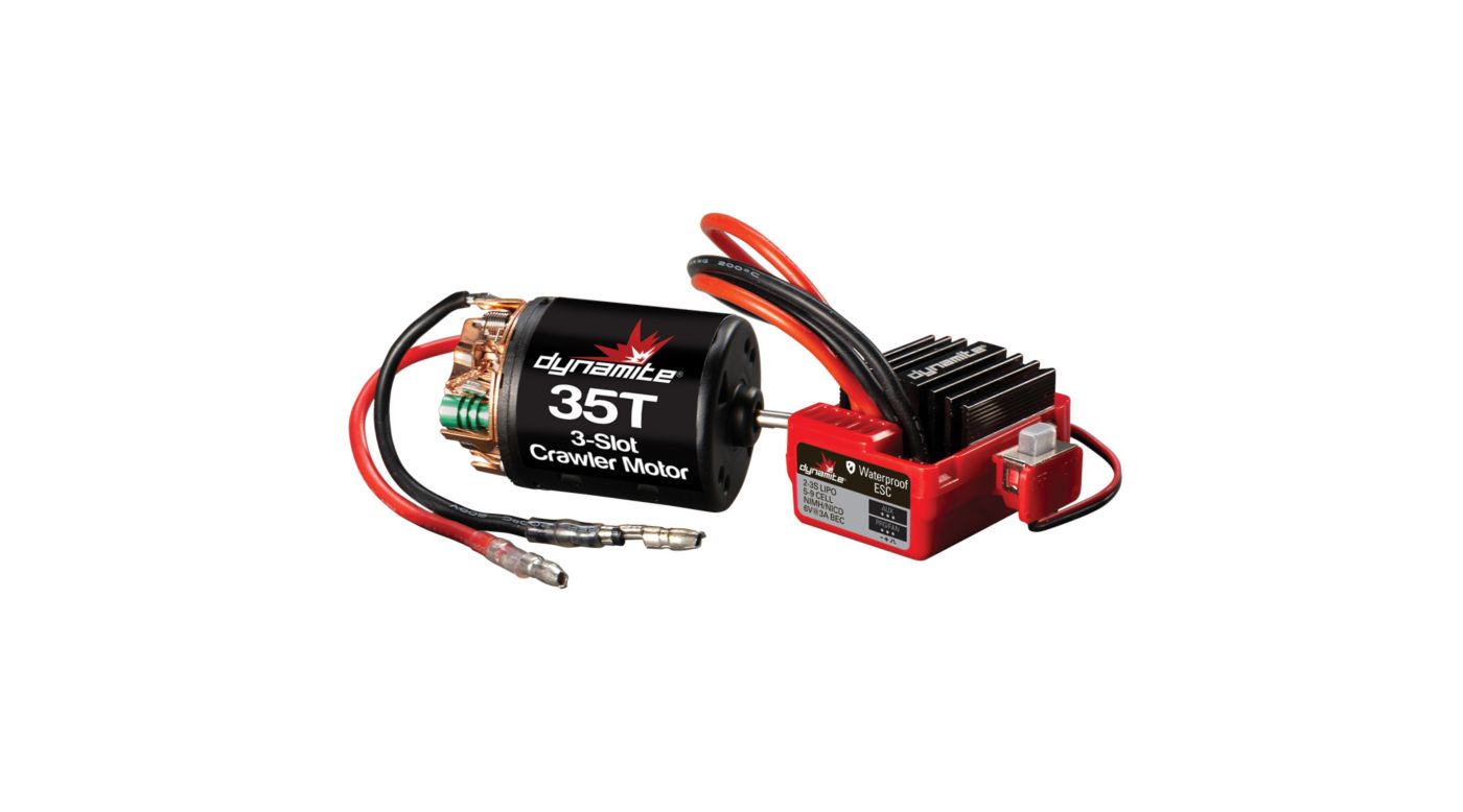 brushed esc and motor