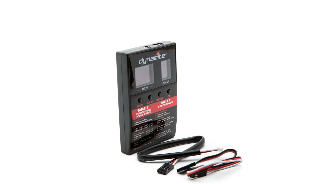 Dynamite LED Program Card | HorizonHobby