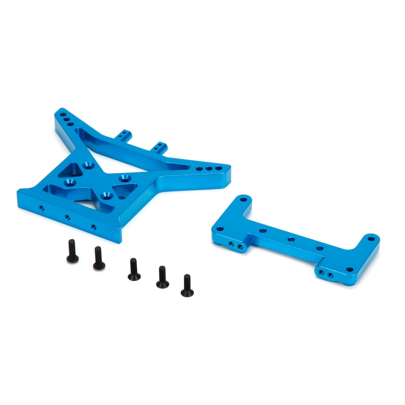Circuit/Ruckus/Torment 1/10 2wd - Support d'amortisseurs arrière en aluminium