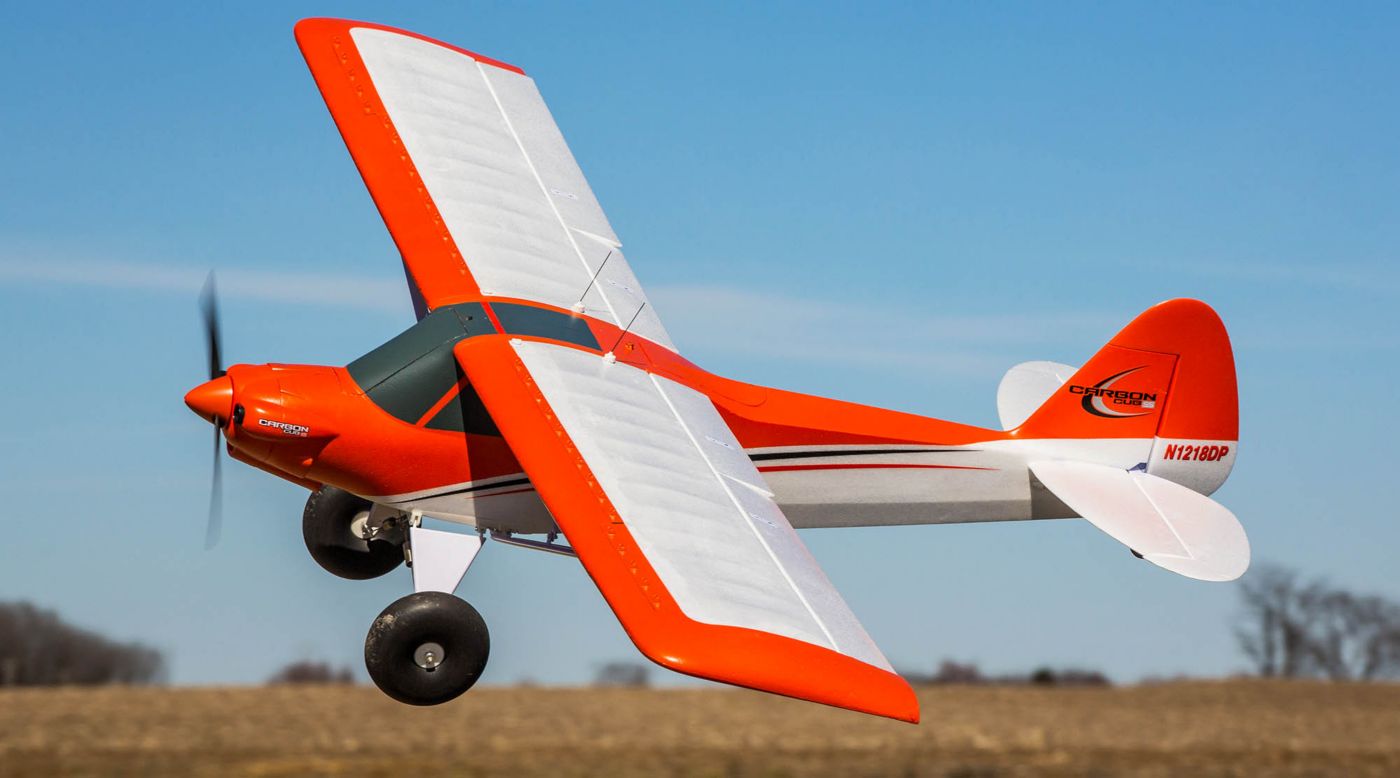 carbon cub rc airplane