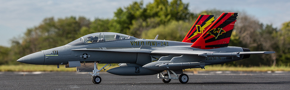 E-flite® F-18 Hornet 80mm EDF Bind-N-Fly®