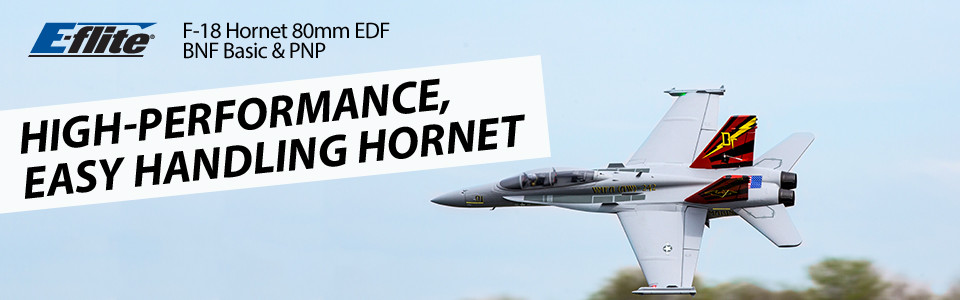 E-flite F-18 Hornet 80mm EDF Plug-N-Play