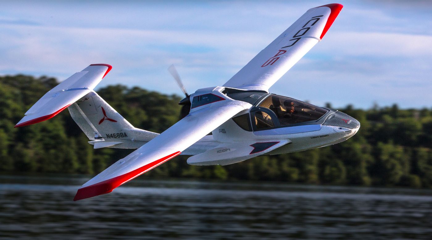 Image for ICON A5 1.3m BNF Basic with AS3X from HorizonHobby