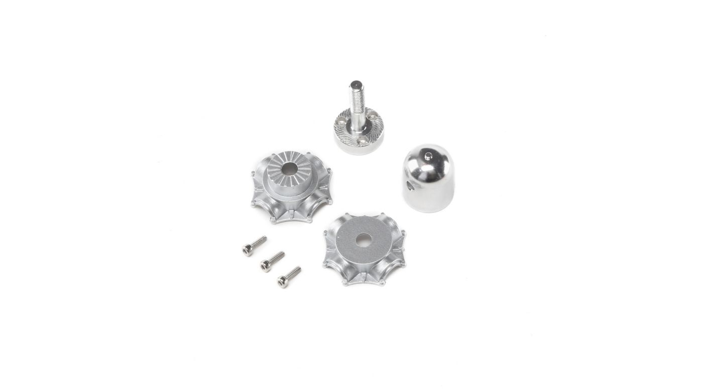 Prop Adapter, Aluminm Spinner, Plastic Hub P47 1.2m HorizonHobby