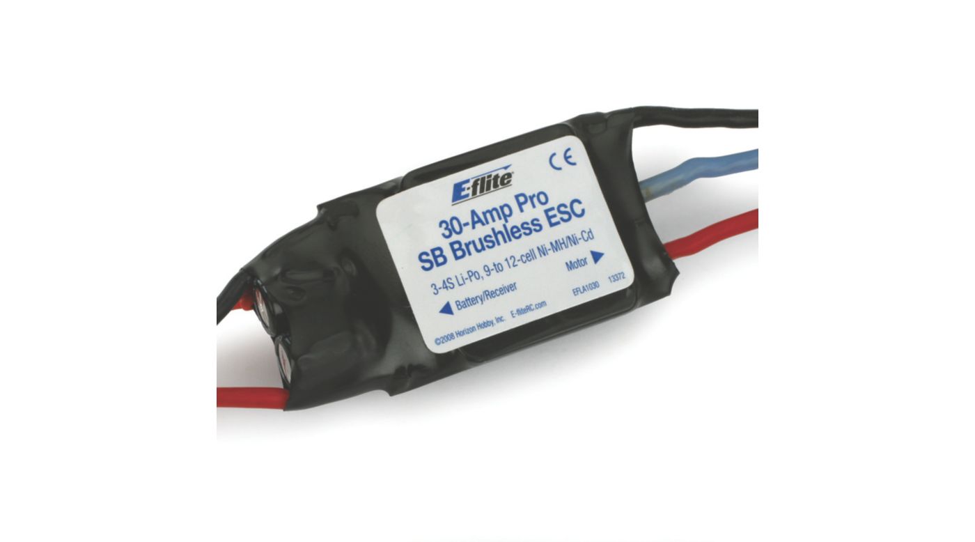 30Amp Pro SwitchMode BEC Brushless ESC HorizonHobby