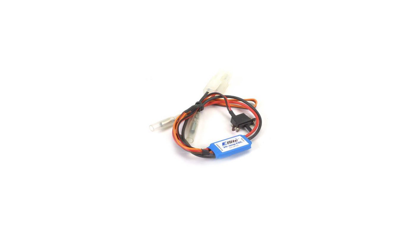 20Amp Mini Brushed ESC with Brake Horizon Hobby