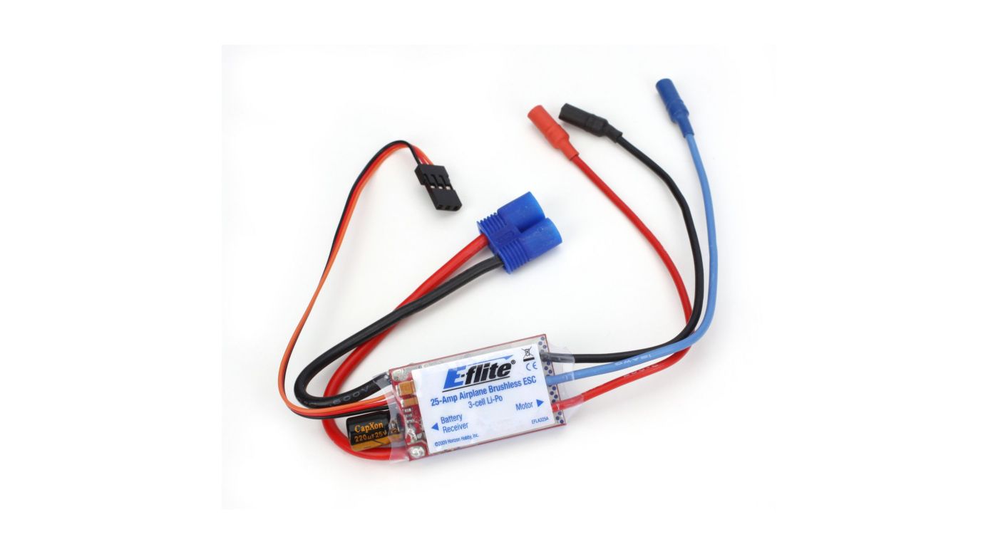 25Amp Airplane Brushless ESC HorizonHobby