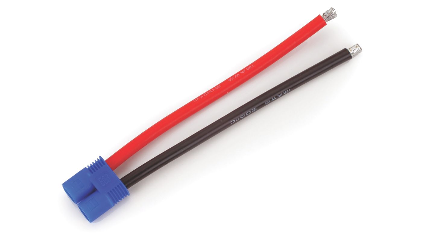 EC3 Device Connector with 4" Wire, 13 AWG HorizonHobby