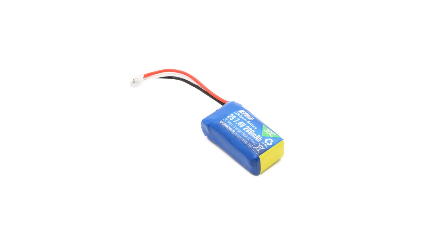 Grafik für E-flite 280mAh 2S 7.4V 30C Li-Po Akku in Horizon Hobby