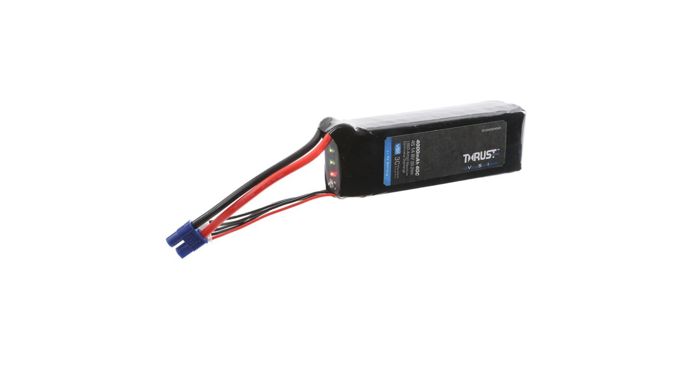 Grafik für E-flite Thrust VSI 14.8V 4000mAh 4S 40C LiPo Akku in Horizon Hobby