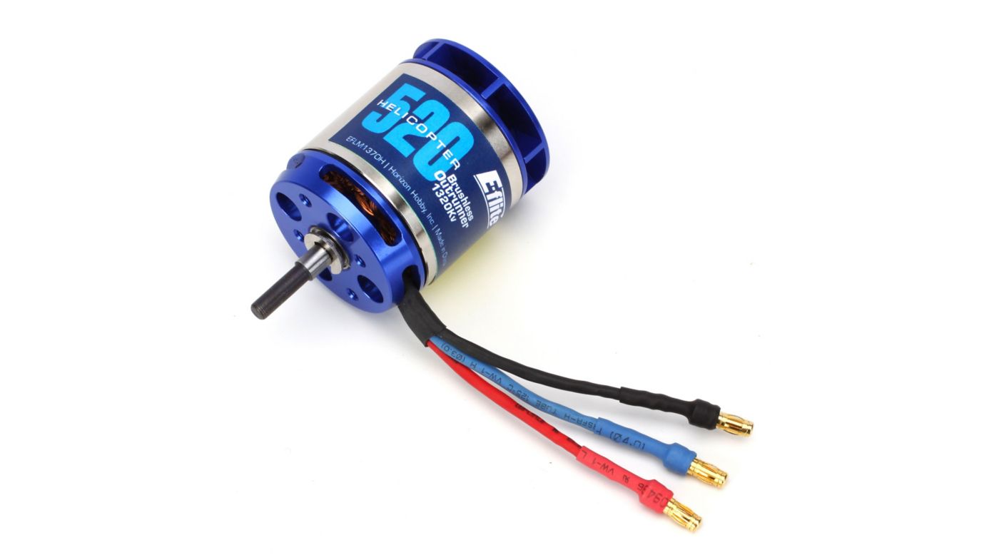 520H Helicopter Motor, 1320Kv | HorizonHobby