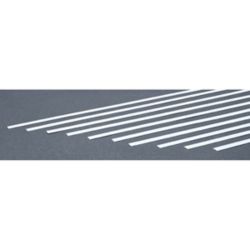 Evergreen 129 Styrene Strip .020" Thick 14" Long Pkg 10 x .250"