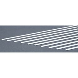Evergreen 139 Styrene Strip .030" Thick 14" Long Pkg 10 x .250"