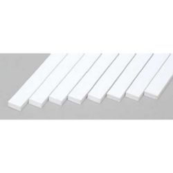 Evergreen 168 Styrene Strip .080" Thick 14" Long x .188" Pkg 8