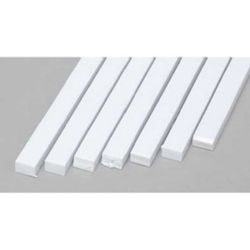Evergreen 177 Styrene Strip .100" Thick 14" Long x .156" Pkg 7