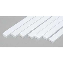 Evergreen 178 Styrene Strip .100" Thick 14" Long x .188" Pkg 7