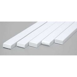 Evergreen 189 Styrene Strip .125" Thick 14" Long x .250" Pkg 5